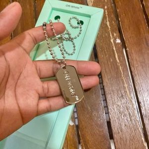 Virgil off white Military dogtag